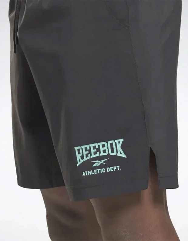 REEBOK Workout Ready Graphic Shorts Black - HG6391 - 3