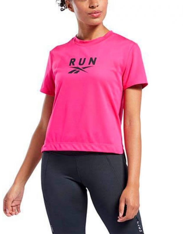 REEBOK Workout Ready Run Speedwick T-Shirt Pink - GS1944 - 1