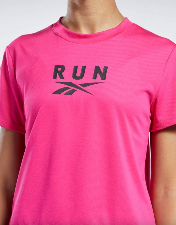 REEBOK Workout Ready Run Speedwick T-Shirt Pink - GS1944 - 3