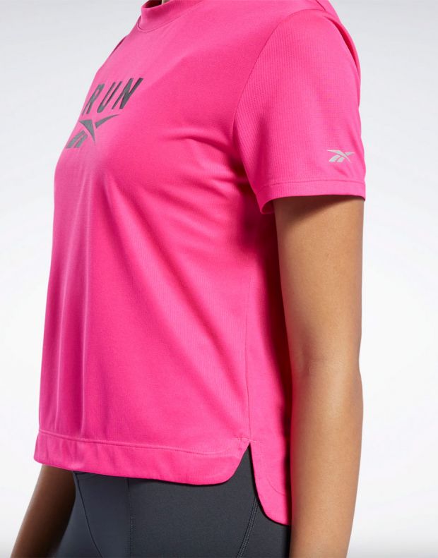 REEBOK Workout Ready Run Speedwick T-Shirt Pink - GS1944 - 4