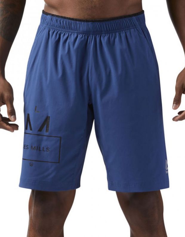 REEBOK Les Mills 10 Inch Training CrossFit Shorts Blue - CD6179 - 1