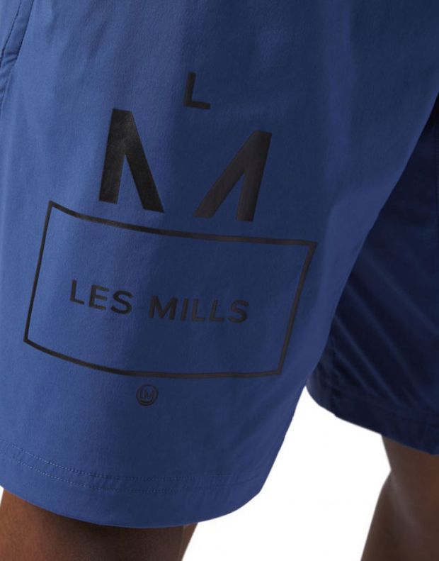 REEBOK Les Mills 10 Inch Training CrossFit Shorts Blue - CD6179 - 4