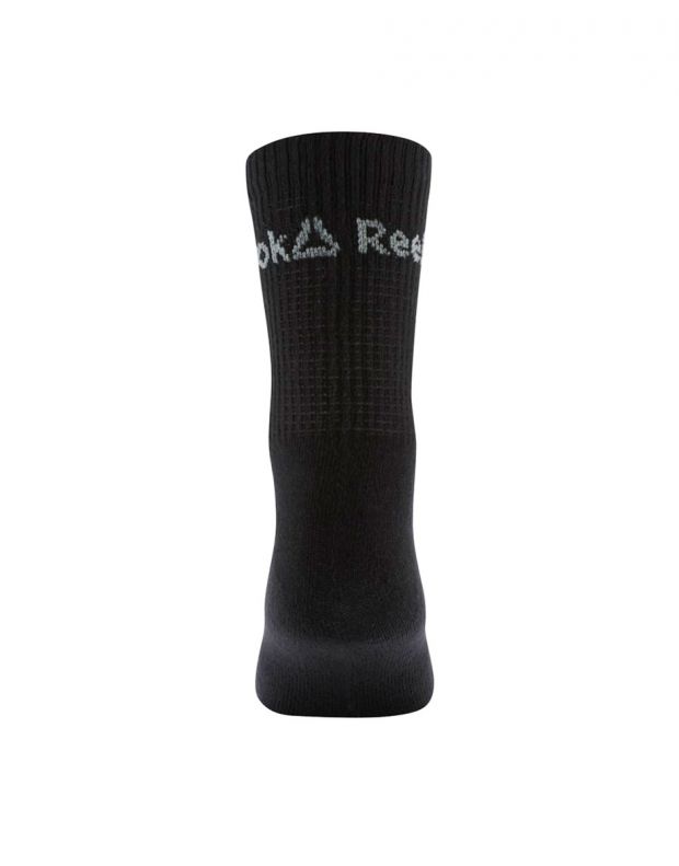 REEBOK 3 Pairs Active Core Crew Socks Black - DU2971 - 2