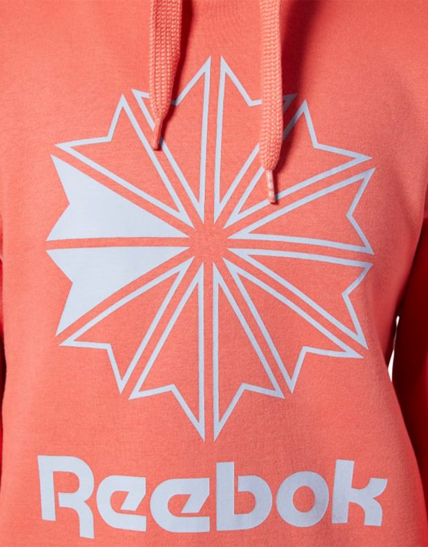 REEBOK Big Logo Fleece Hoodie Pink - EB5139 - 6