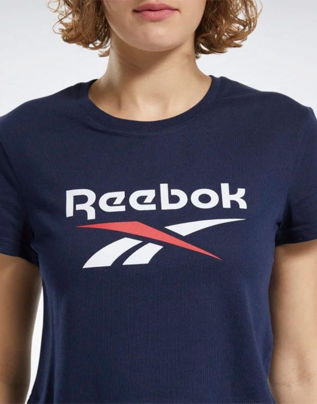 REEBOK Classics Big Logo Tee Navy - FT8181 - 4