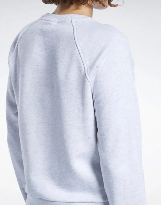 REEBOK Classics Big Vector Crew Sweatshirt Light Grey - FT6225 - 4