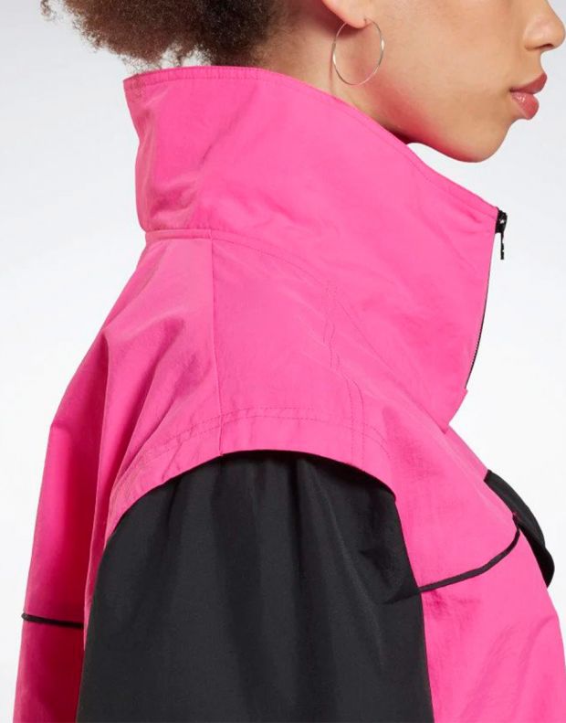 REEBOK Classics Cover-Up Jacket Black/Pink - FS5297 - 6
