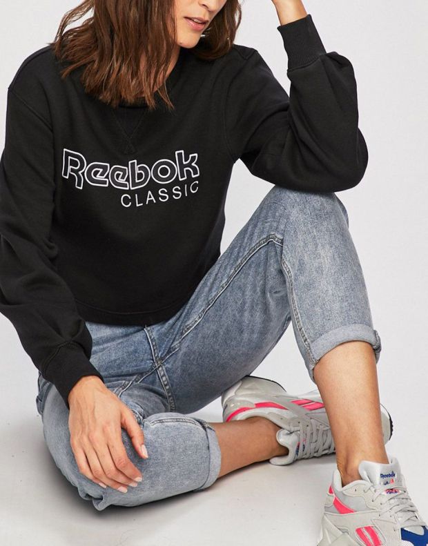 REEBOK Classics Fleece Sweatshirt Black - EB5149 - 3
