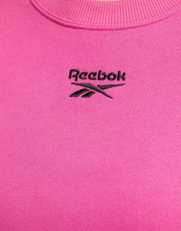 REEBOK Classics Small Logo Crew Sweatshirt Pink - GH5215 - 4