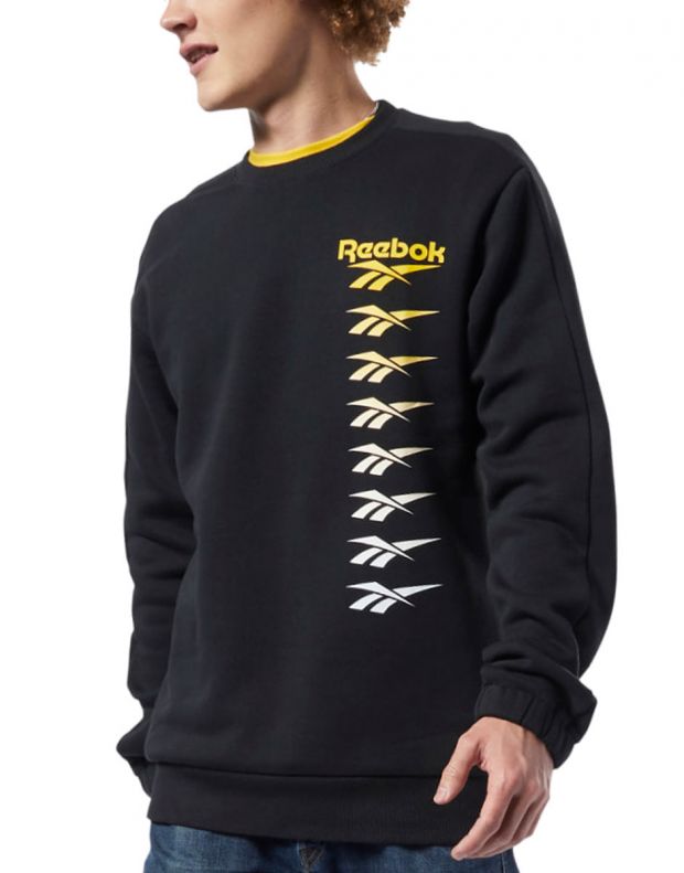 REEBOK Classics Vector Crew Sweatshirt Black - EB3638 - 3