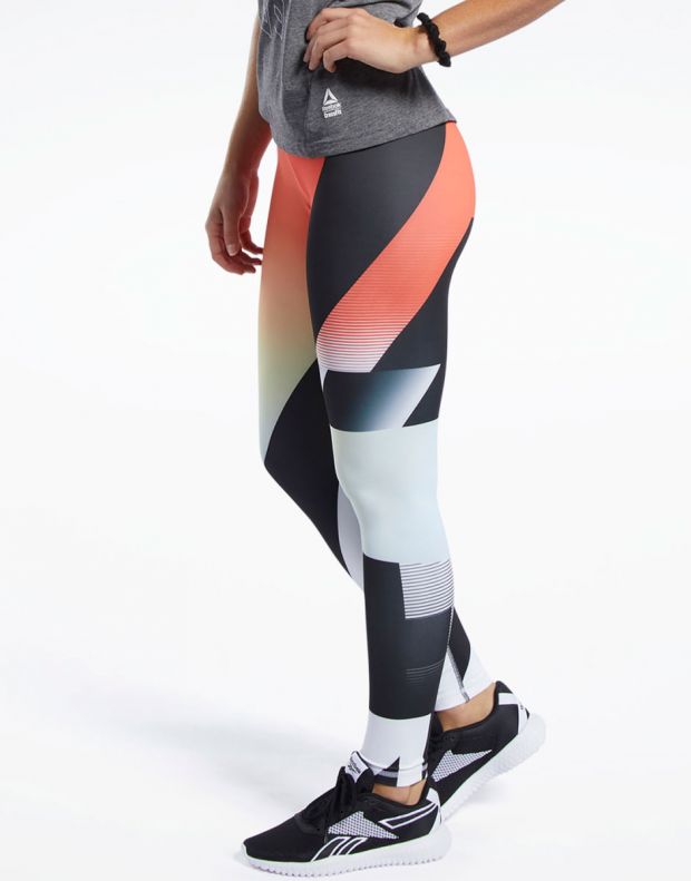 REEBOK CrossFit Lux Leggings Black/Orange - FJ5260 - 3