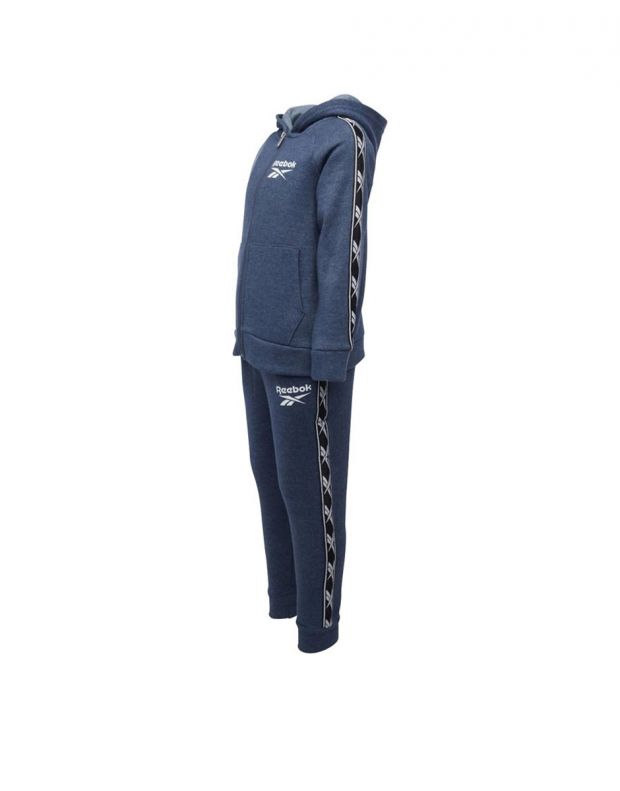 REEBOK Junior Classic Logo Taped Fleece Suit Navy - EW8505 - 2