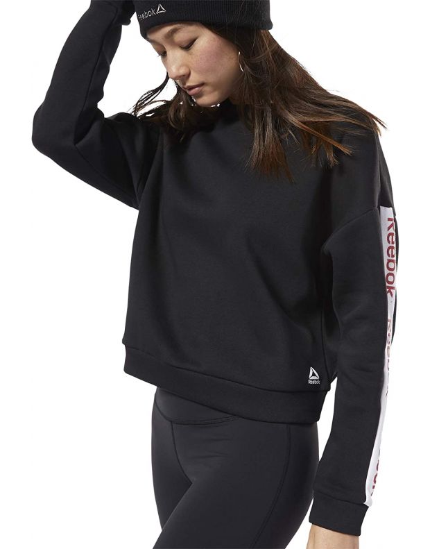 REEBOK Linear Sweatshirt Black - EK1353 - 4
