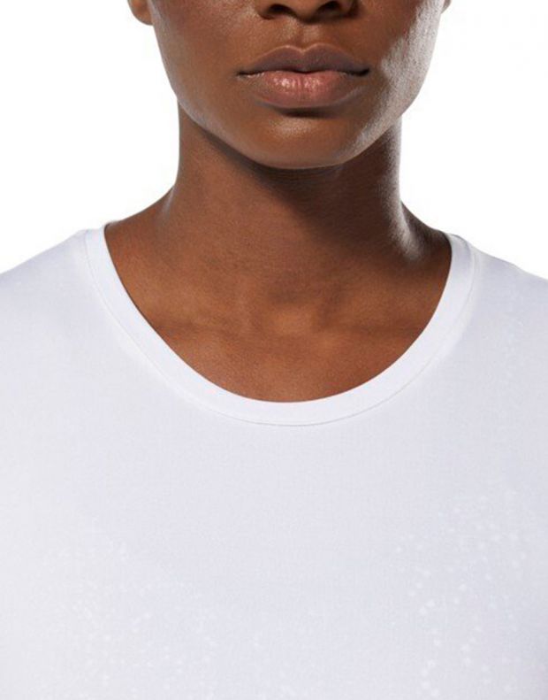 REEBOK One Series Activchill Graphic Short Sleeve T-Shirt White - DU4164 - 5