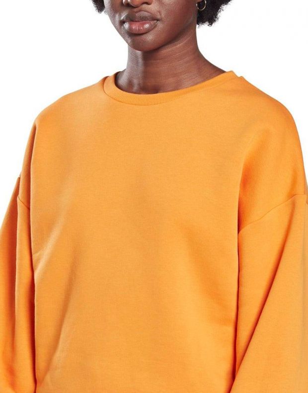 REEBOK Oversize Cover-Up Sweatshirt Yellow - FU2509 - 4
