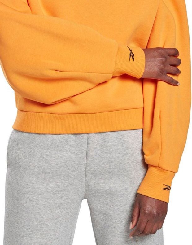 REEBOK Oversize Cover-Up Sweatshirt Yellow - FU2509 - 5