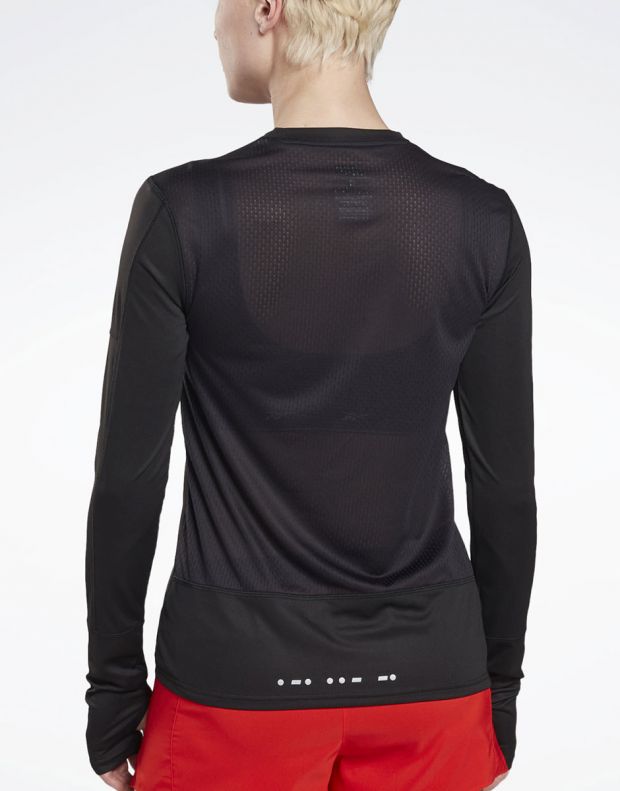 REEBOK Running Essentials Long Sleeve Shirt Black - FU1428 - 2