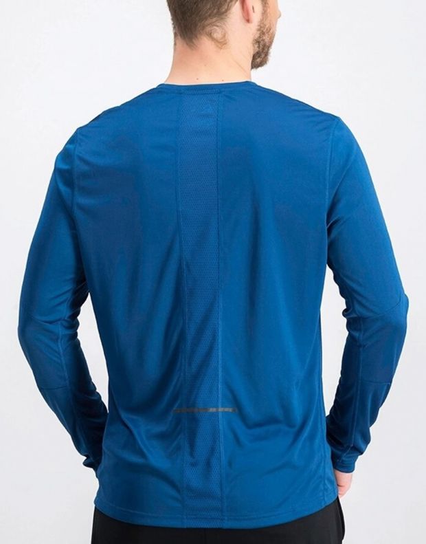 REEBOK Running Long Sleeve Training Shirt Blue - CY4667 - 2