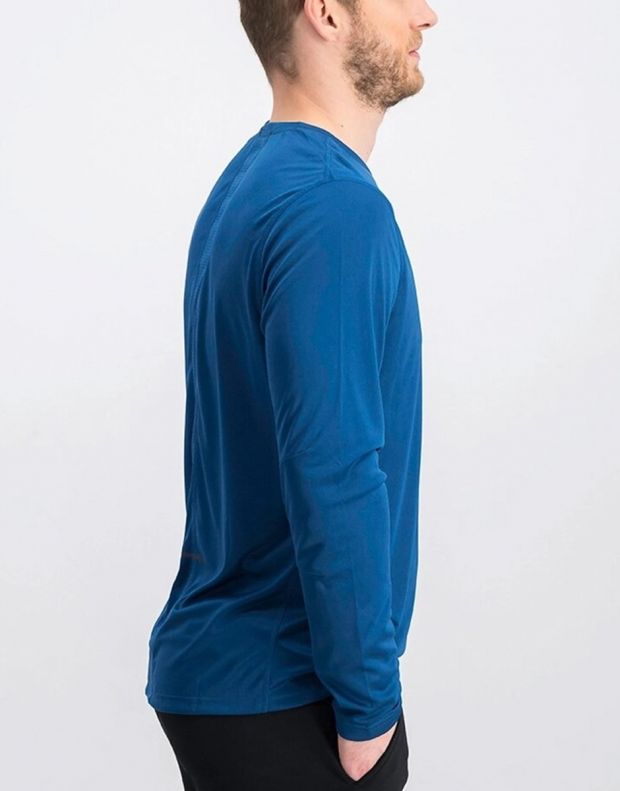 REEBOK Running Long Sleeve Training Shirt Blue - CY4667 - 3