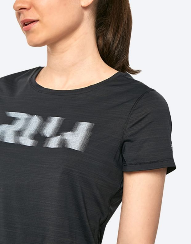 REEBOK Short Sleeve Heather Effect T-Shirt Black - DU4244 - 4
