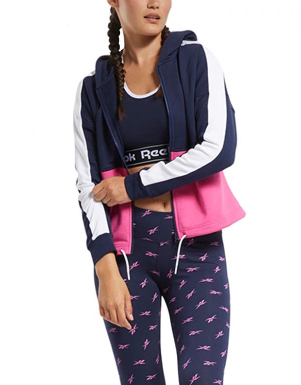 REEBOK Te Linear Logo Sweatshirt Pink - FU2205 - 1