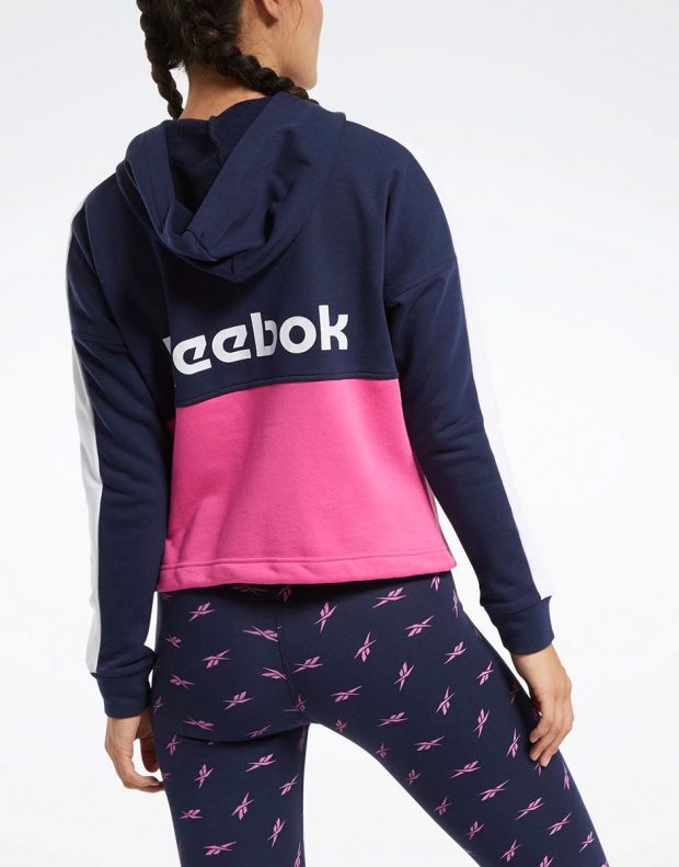 REEBOK Te Linear Logo Sweatshirt Pink - FU2205 - 2