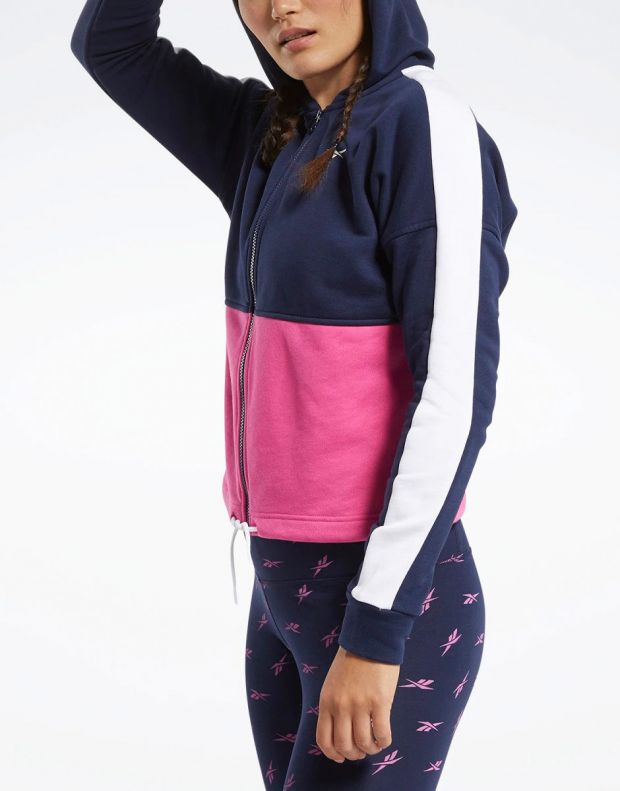 REEBOK Te Linear Logo Sweatshirt Pink - FU2205 - 3