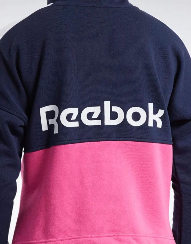 REEBOK Te Linear Logo Sweatshirt Pink - FU2205 - 5
