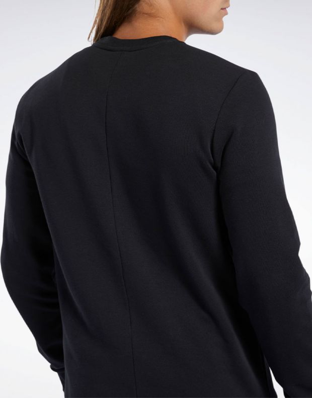REEBOK Training Essentials Linear Logo Sweatshirt Black - FK6130 - 6