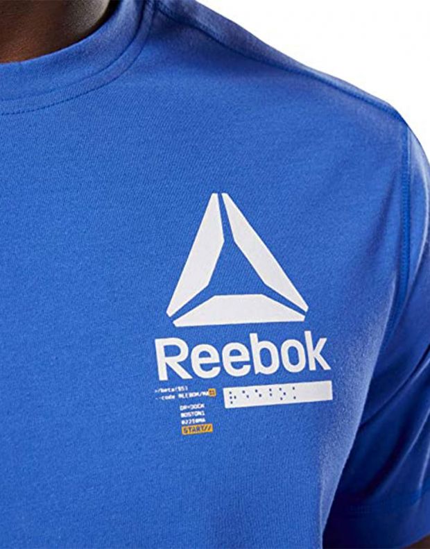 REEBOK Training Speedwick Move Tee Blue - DU3970 - 4