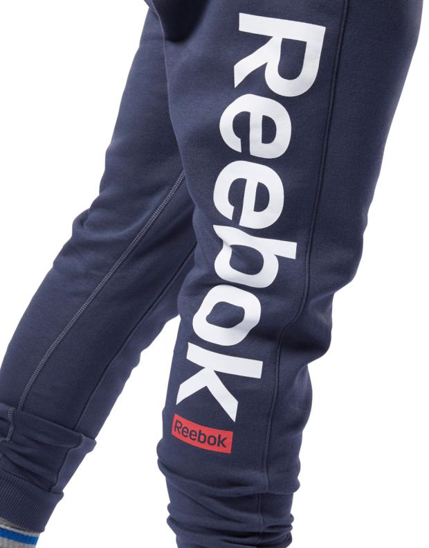 REEBOK Traning Logo Jogger Pants Navy - EJ9869 - 5