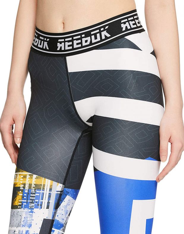 REEBOK Wor Meet You There Engineered Tights Blue - DP6679 - 3