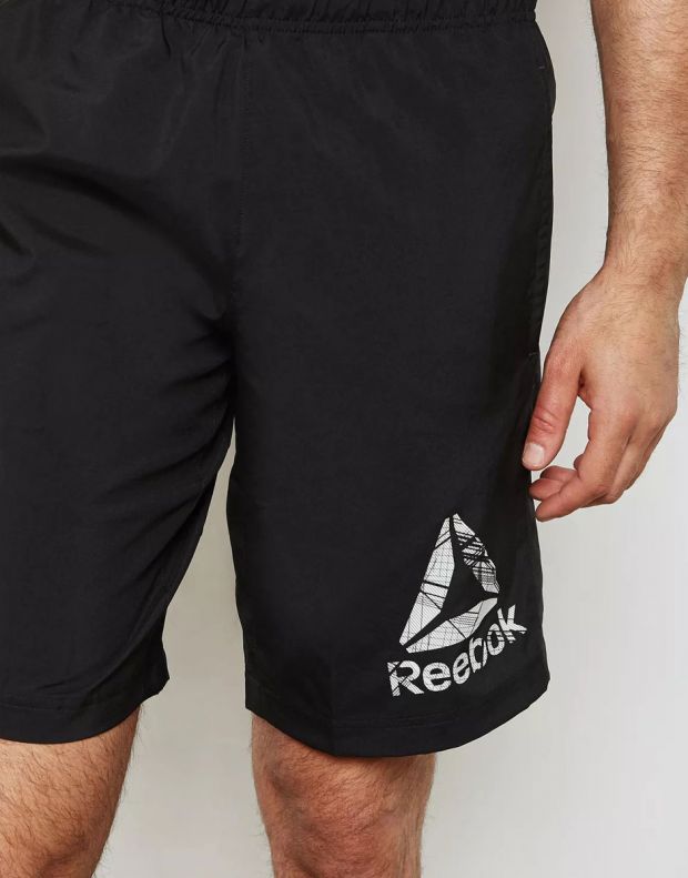 REEBOK Workout Logo Shorts Black - CE0113 - 3
