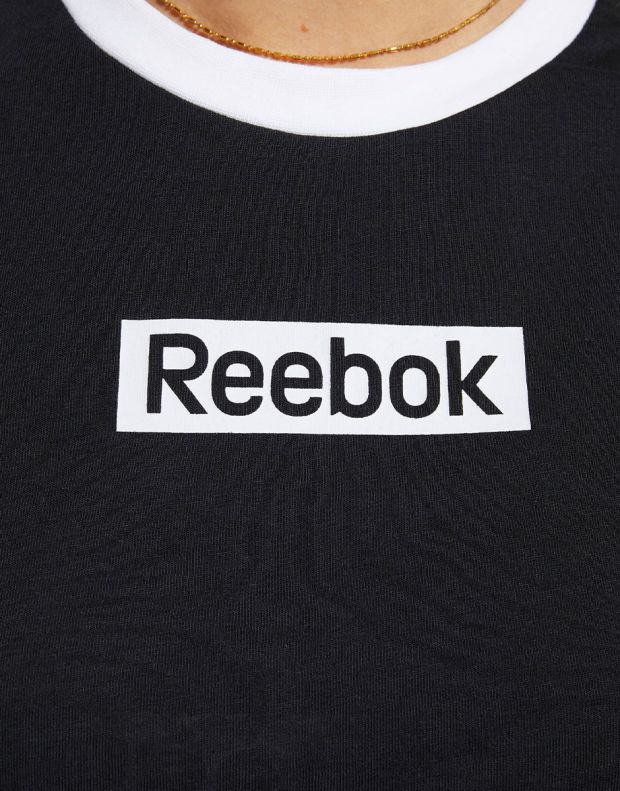 Reebok Training Essentials Linear Logo Tee Black - FK6681 - 3