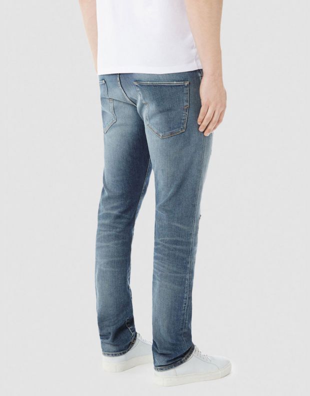 SELECTED Ripped Slim Fit Jeans Blue - 16046342/blue - 2