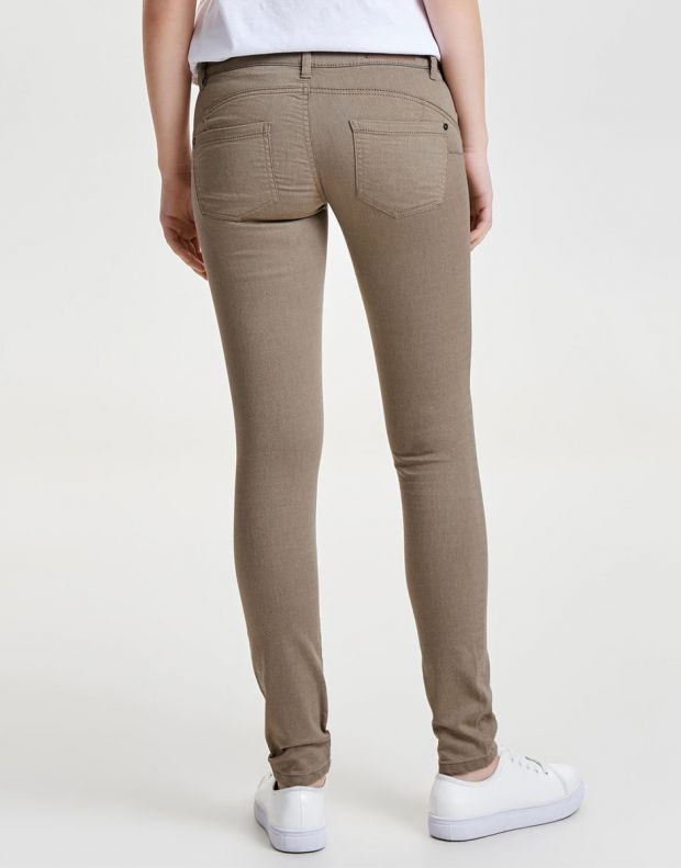 ONLY Skinny Push Up Pant Brown - 30077/brown - 5