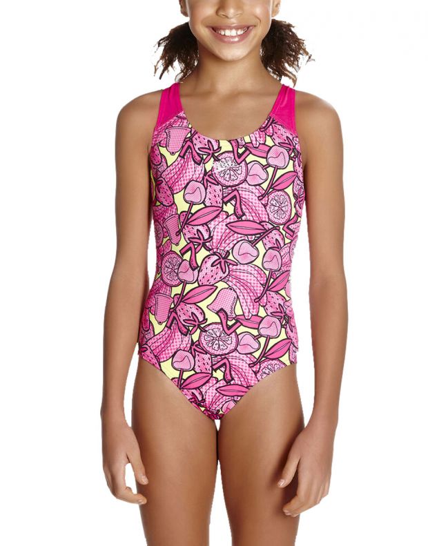SPEEDO Comet Crush Splashback Swimsuit Pink - 807386B755 - 1