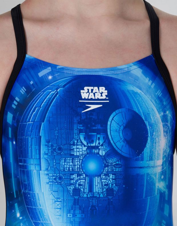 SPEEDO Star Wars Jedi Allover Thinstrap Crossback Swimsuit - 810839C626 - 3