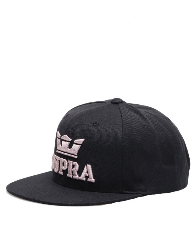 SUPRA Above II Snapback Hat Black/Mauve - C3072-058 - 1