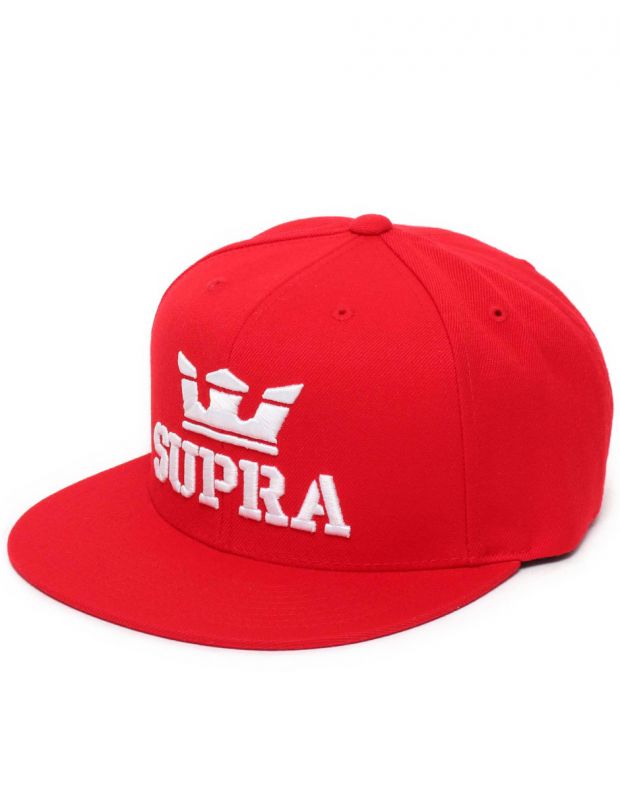 SUPRA Above Snapback Hat Red/White - C3501-655 - 1