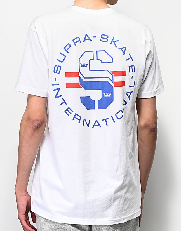 SUPRA Skate Tee White - 102210-100 - 2