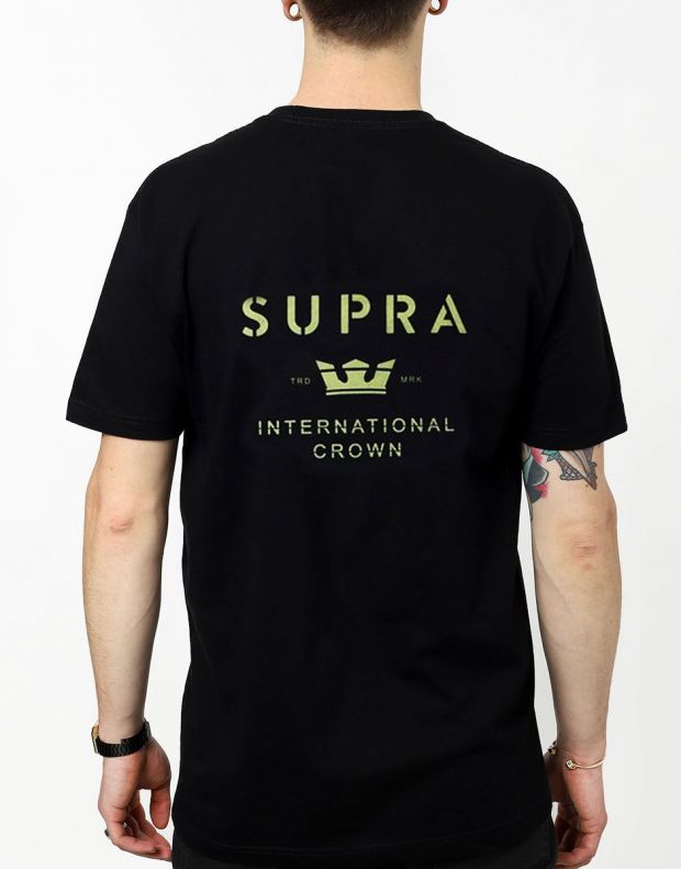 SUPRA Trademark Tee Black - 102209-008 - 2