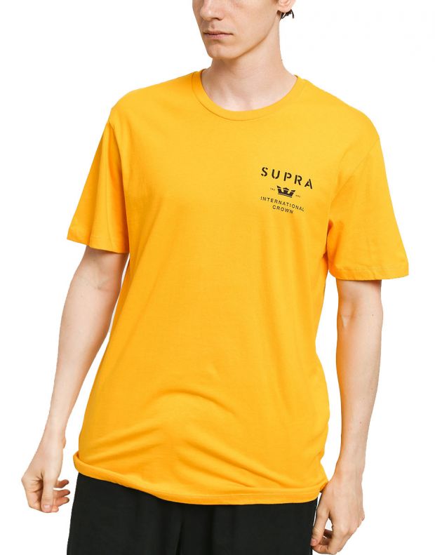 SUPRA Trademark Tee Yellow - 102209-811 - 1