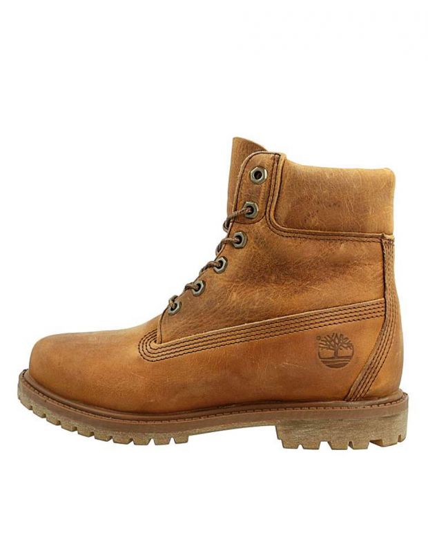 TIMBERLAND 6 Inch Premium Lace Up Rugged Leather Brown - A19S5 - 1