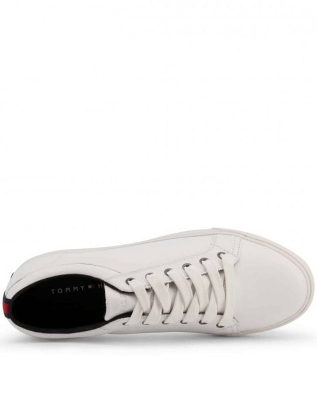 TOMMY HILFIGER Leather Sneakers White - FM0FM02506-100 - 3