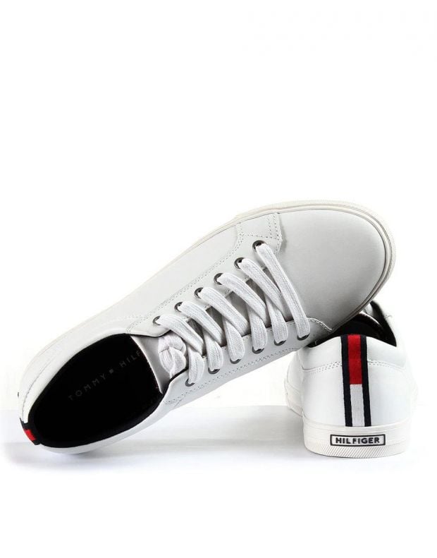 TOMMY HILFIGER Winston Leather Sneakers White - FM0FM02301-100 - 2