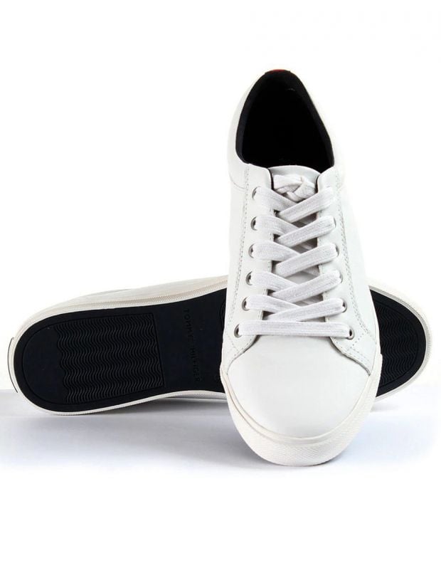 TOMMY HILFIGER Winston Leather Sneakers White - FM0FM02301-100 - 3