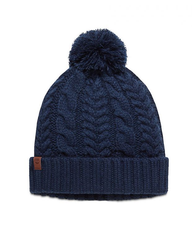 TIMBERLAND Cable Watchcap Hat Blue - A1EGK-TB9 - 1