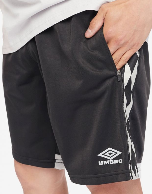 UMBRO Diamond Taped Tricot Shorts Black - UMSH0184-OG2 - 3