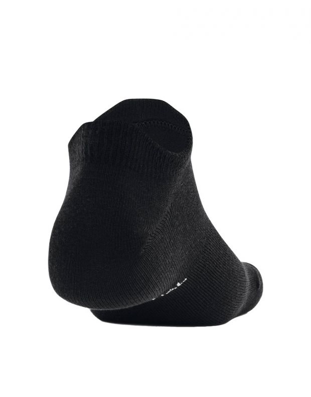 UNDER ARMOUR 6-Packs Essential No Show Socks Black/White - 1370542-003 - 4